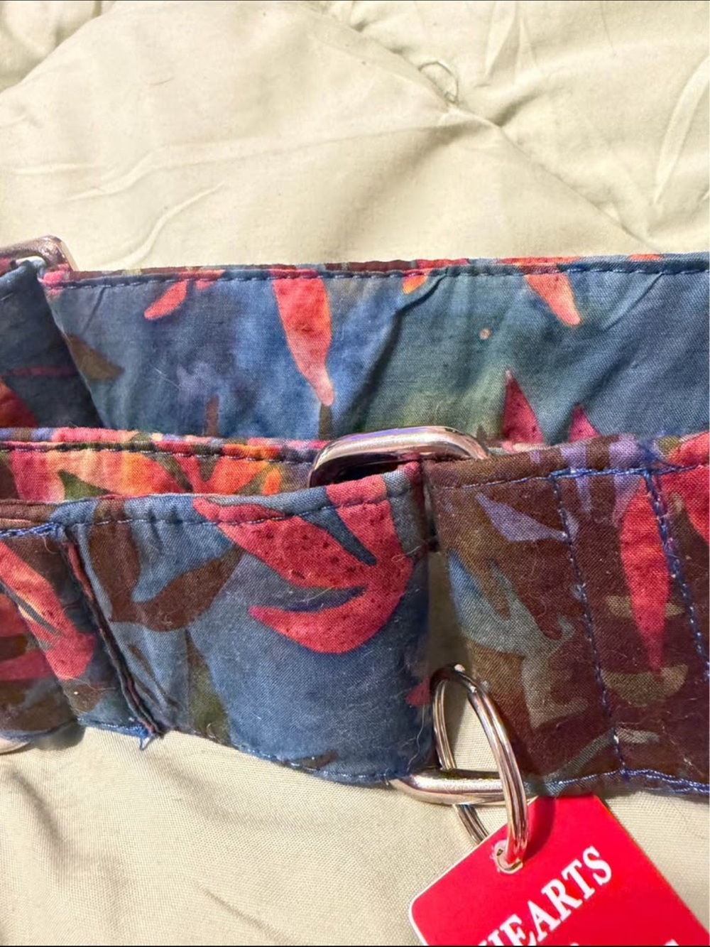 Two 2” martingale dog collars and 4’ leash. 14-18” neck. Greyhound or whippet - Picture 9 of 9